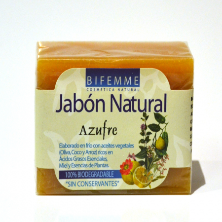 JABON NATURAL AZUFRE 100 gr