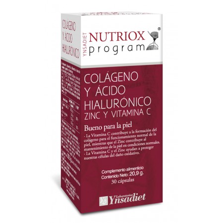 COLAGENO+AC.HIALURONICO 30 Caps NUTRIOX