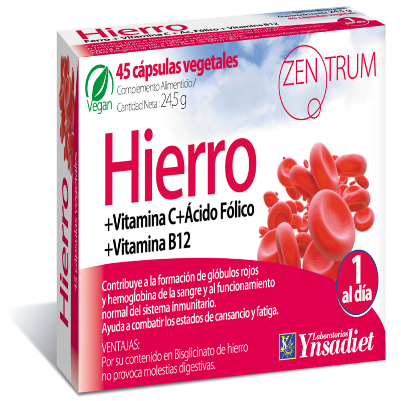 ZENTRUM HIERRO 45 Caps