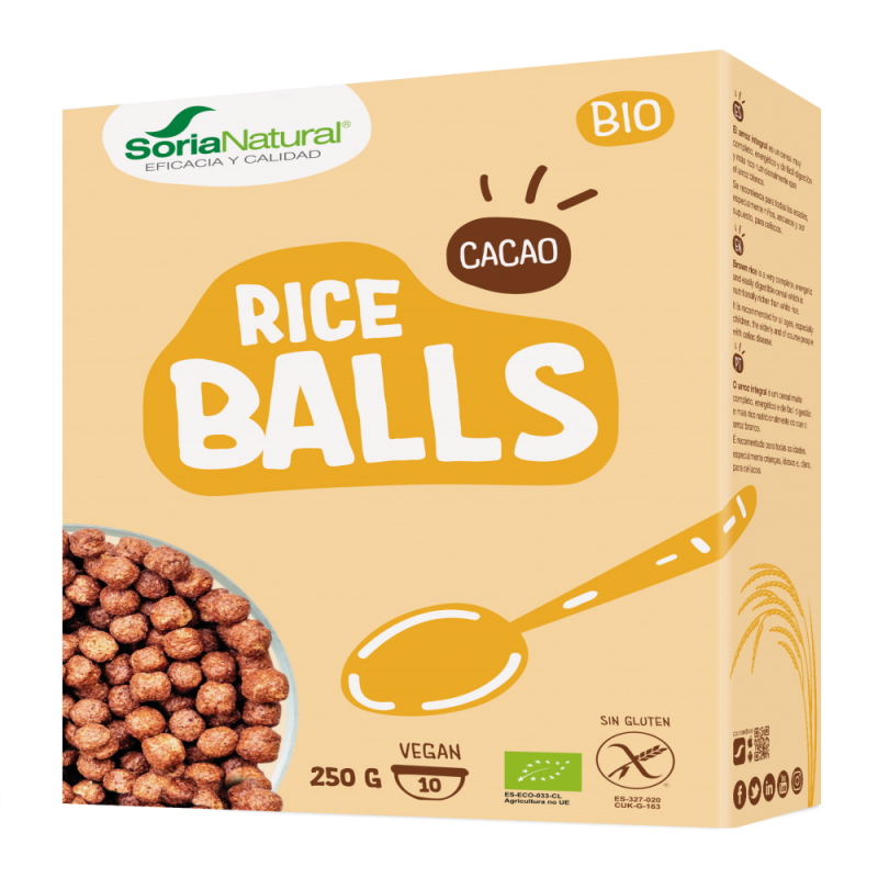 RICE BALLS BOLITAS DE ARROZ CON CHOCOLATE 250 g