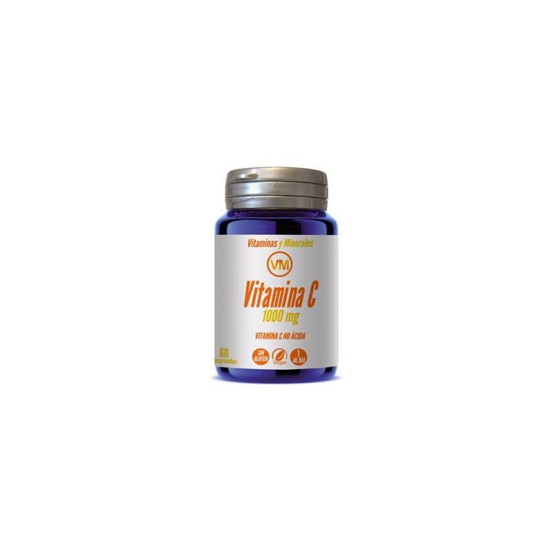 VITAMINA C 1000 mg NO ACIDA 60 Comp