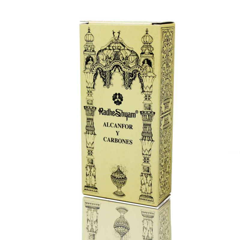 INCIENSO ALCANFOR Y CARBONES 100 GR