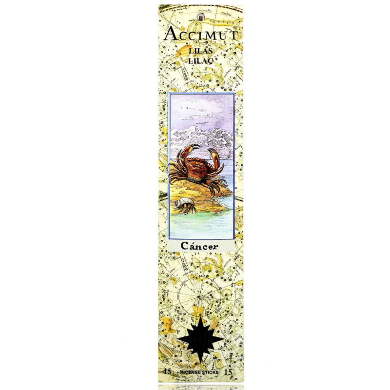 INCIENSO STICK ACCIMUT CANCER LILAS