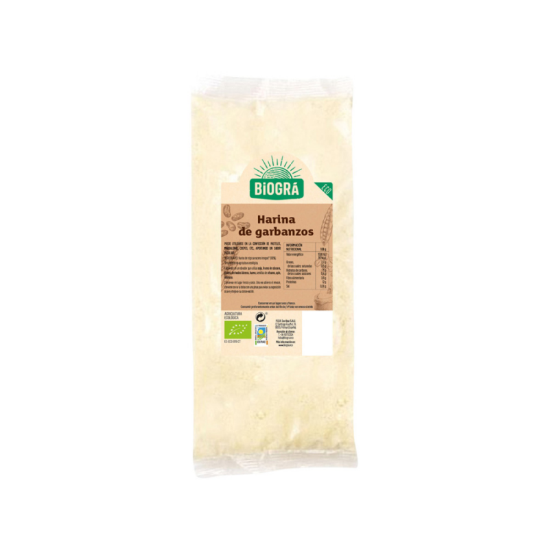 HARINA DE GARBANZOS 500G BIOGRA BIO