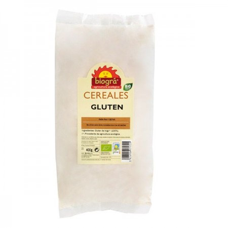 GLUTEN EN POLVO 400G BIOGRA BIO (PARA SEITAN O PAN