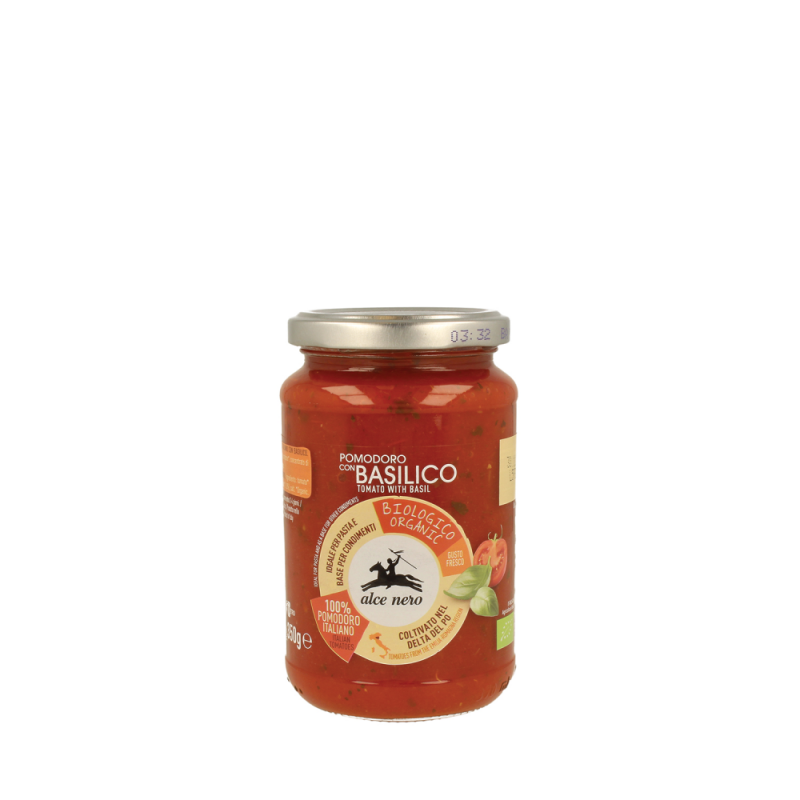 SALSA TOMATE CON ALBAHACA BIO 350g
