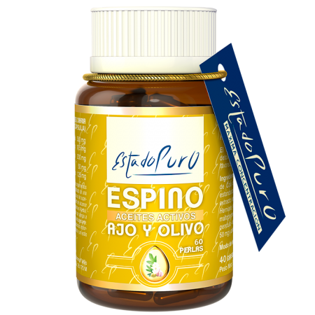 ESPINO BLANCO AJO Y OLIVO 60 Perlas