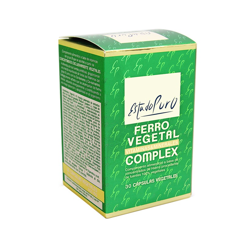ESTADO PURO FERRO VEGETAL COMPLEX 30 Vcaps