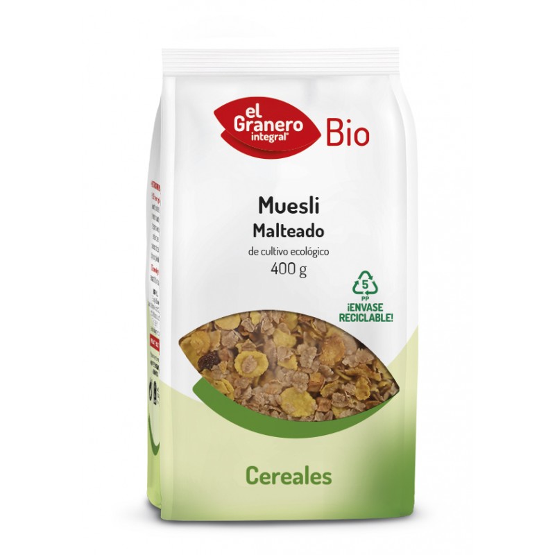 MUESLI MALTEADO BIO 400 gr