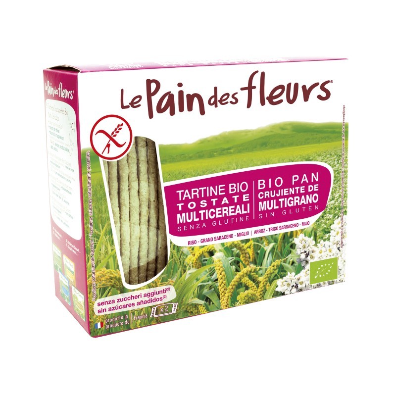 PAN DE FLORES MULTI CEREALES SIN GLUTEN BIO 150 gr