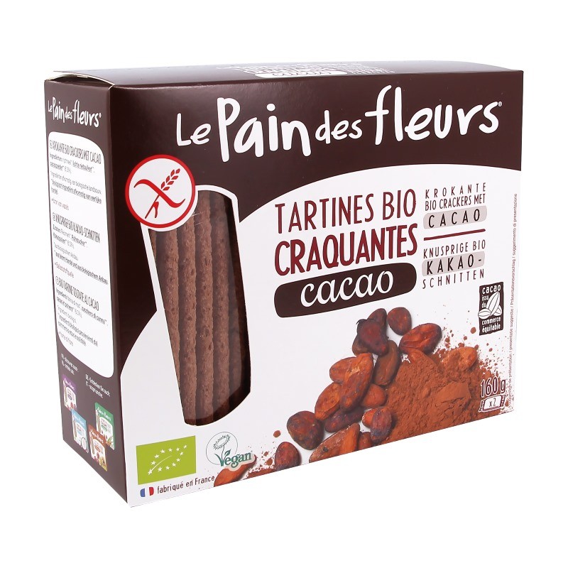 PAN DE FLORES SIN CACAO SIN GLUTEN BIO 160 gr
