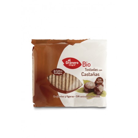 TOSTADAS DE CASTAÑA SIN GLUTEN BIO 90 gr