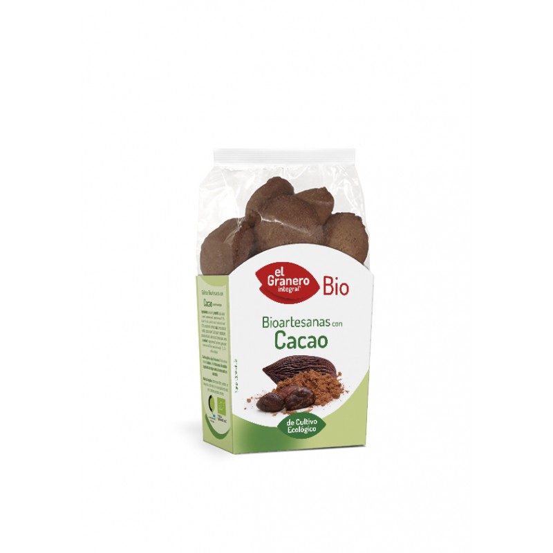 GALLETAS ARTESANAS CON CHOCOLATE BIO 220 gr