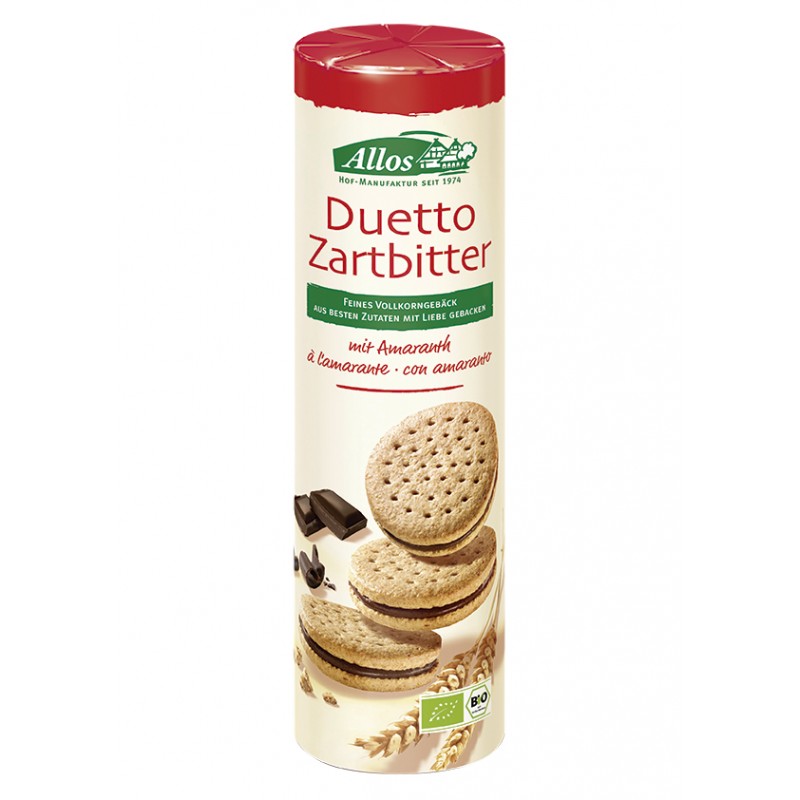 GALLETAS RELLENAS DE CHOCOLATE NEGRO BIO 330 g