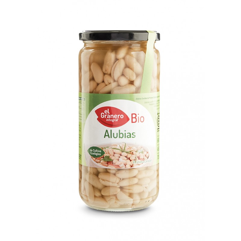 ALUBIAS BLANCAS COCIDAS BIO 660 gr