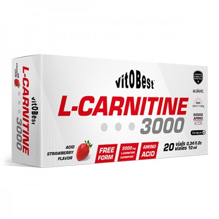 L-CARNITINE 3000 20 VIALES 10 ML FRESA