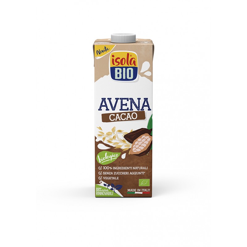 BEBIDA DE AVENA Y CACAO BIO 1 Litro