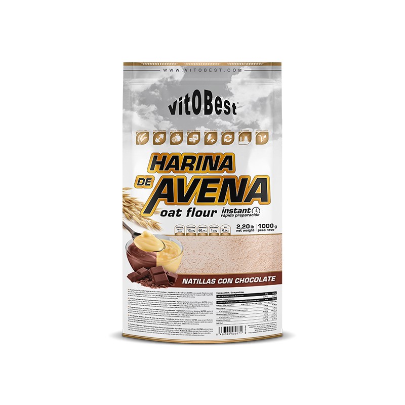 HARINA DE AVENA 1Kg NATILLAS C/CHOCO