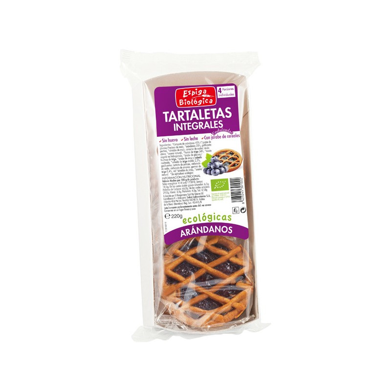 E.BIO TARTALETA  ARANDANOS ECO 4x50 g
