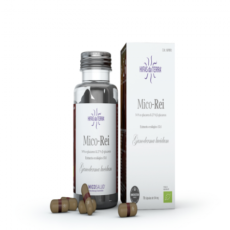 MICO REI EXTRACTO DE REISHI 70 Cap ( bote cristal)