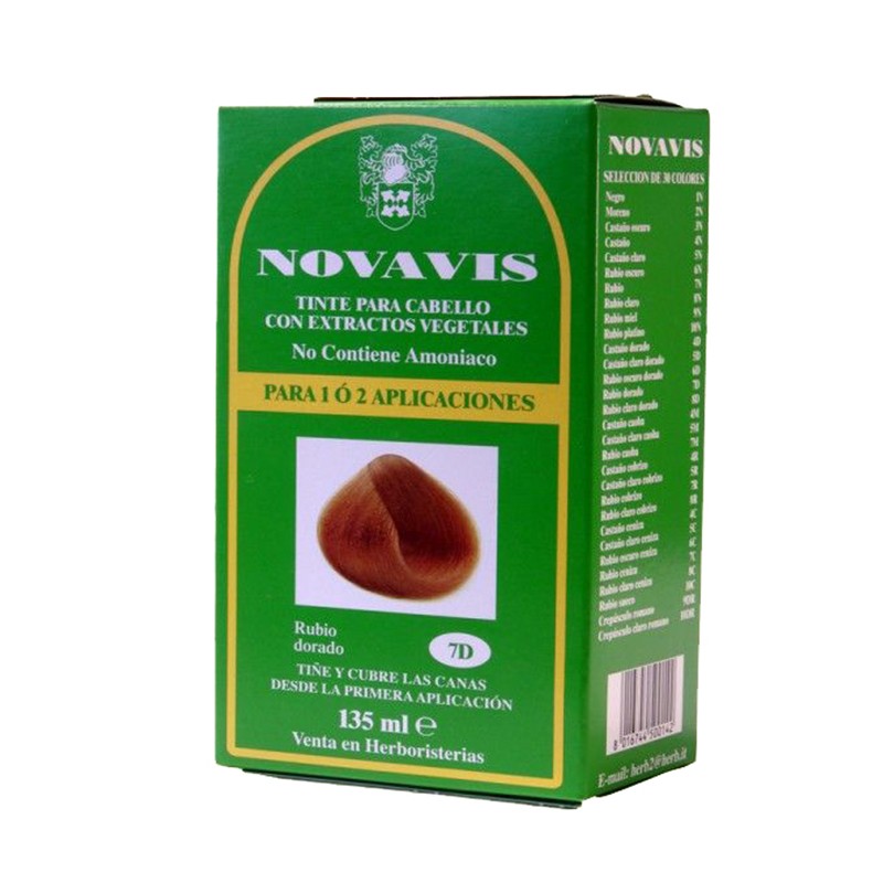 7D NOVAVIS RUBIO DORADO 135 ml
