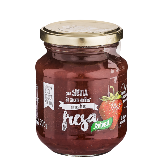 MERMELADA FRESA CON STEVIA 295 G Santive