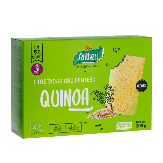 TOSTADAS QUINOA BIO 1p 100 G Santiveri