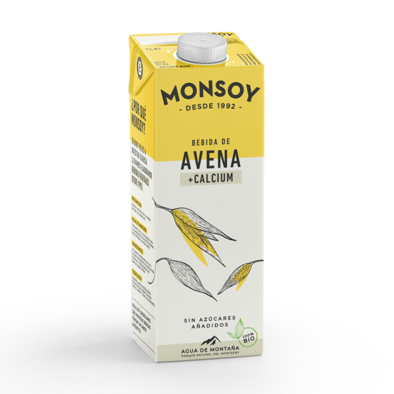 BEBIDA DE AVENA+CALCIO BIO 1 L