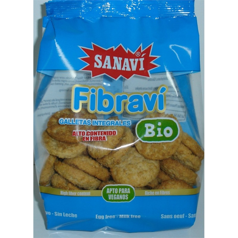 FIBRAVI GALLETAS DE FIBRA SABOR COCO BIO 300 gr