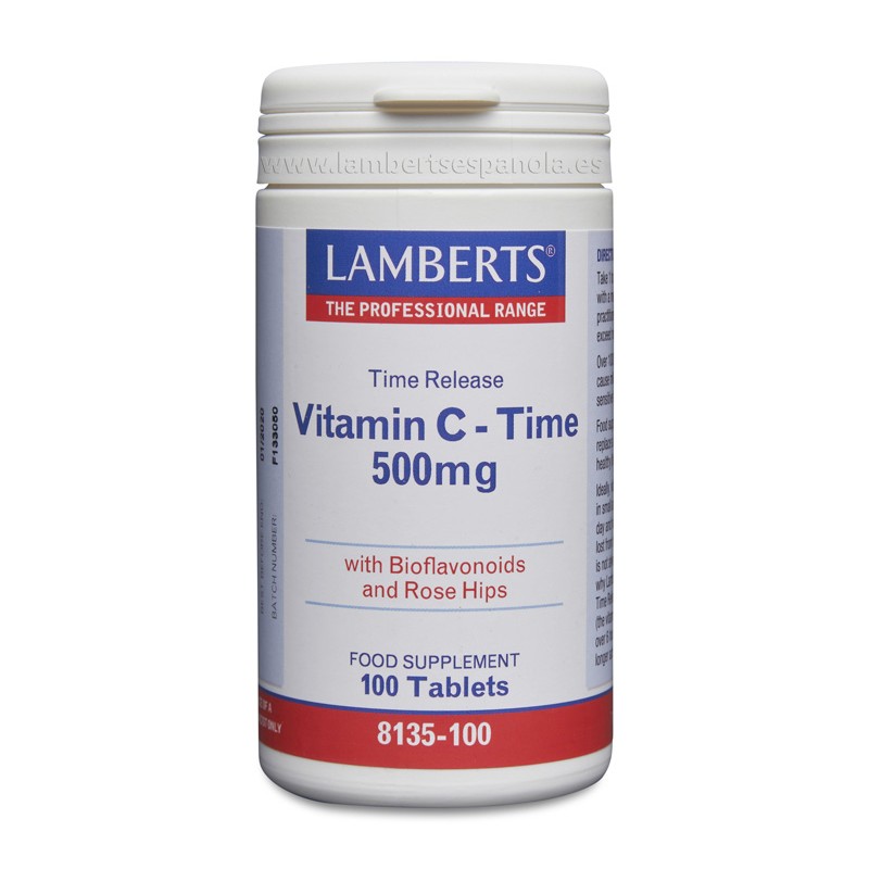 VITAMINA C 500 MG CON BIOFLAVONOIDES 100 Tabs