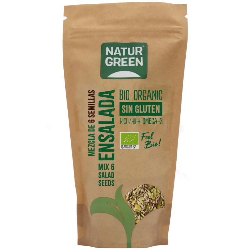 MEZCLA 6 SEMILLAS ENSALADA BIO 450GR