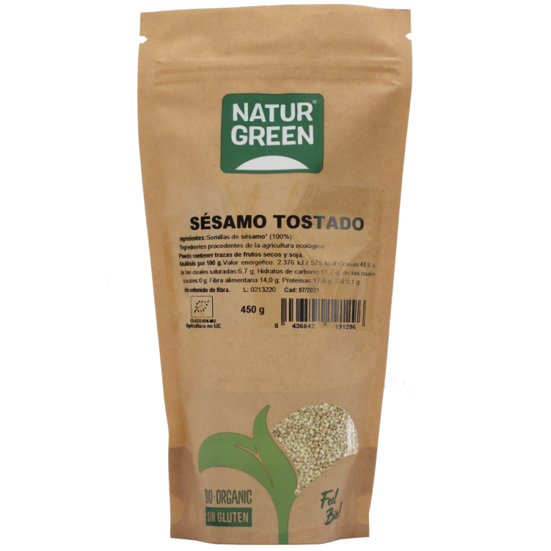 SESAMO TOSTADO BIO 450 Gramos