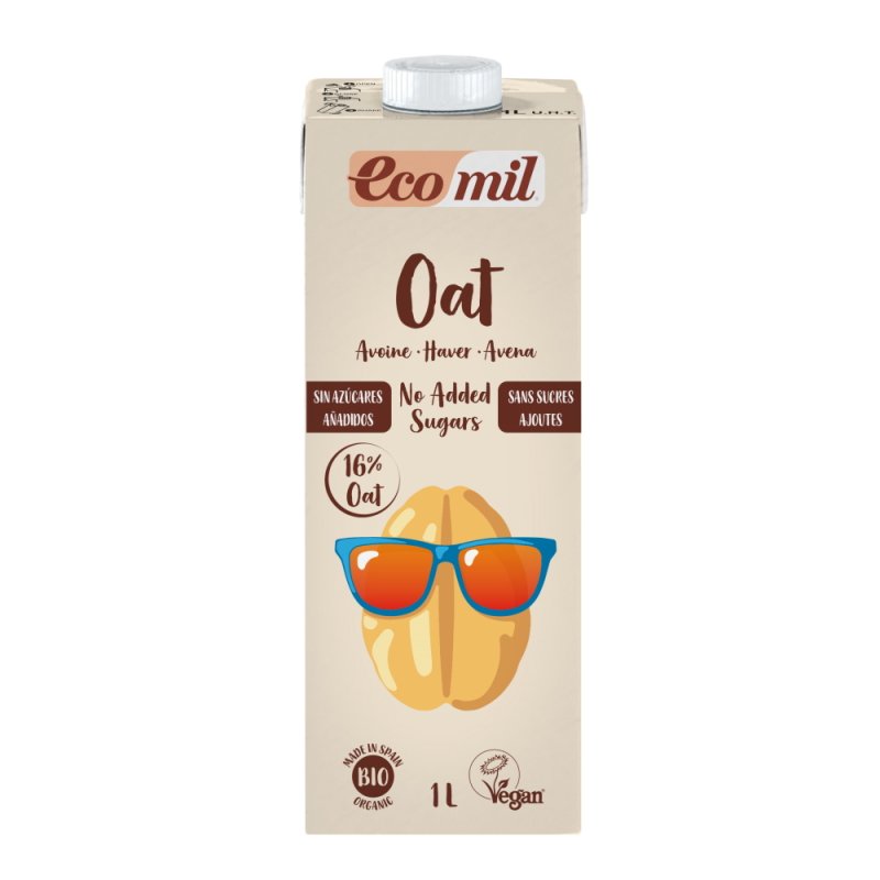 ECOMIL OAT NATURE BIO 1 L SIN AZUCARES AÑADIDOS