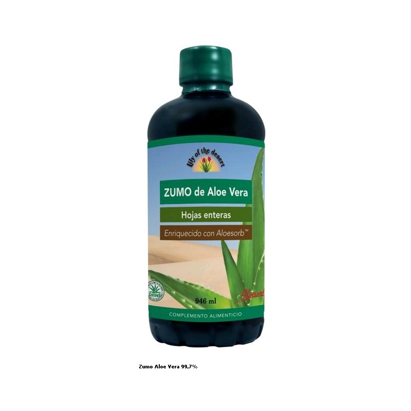 ZUMO DE ALOE VERA HOJA ENTERA 946 ml