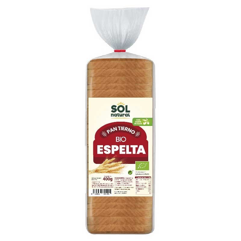PAN TIERNO DE ESPELTA BIO 400 g