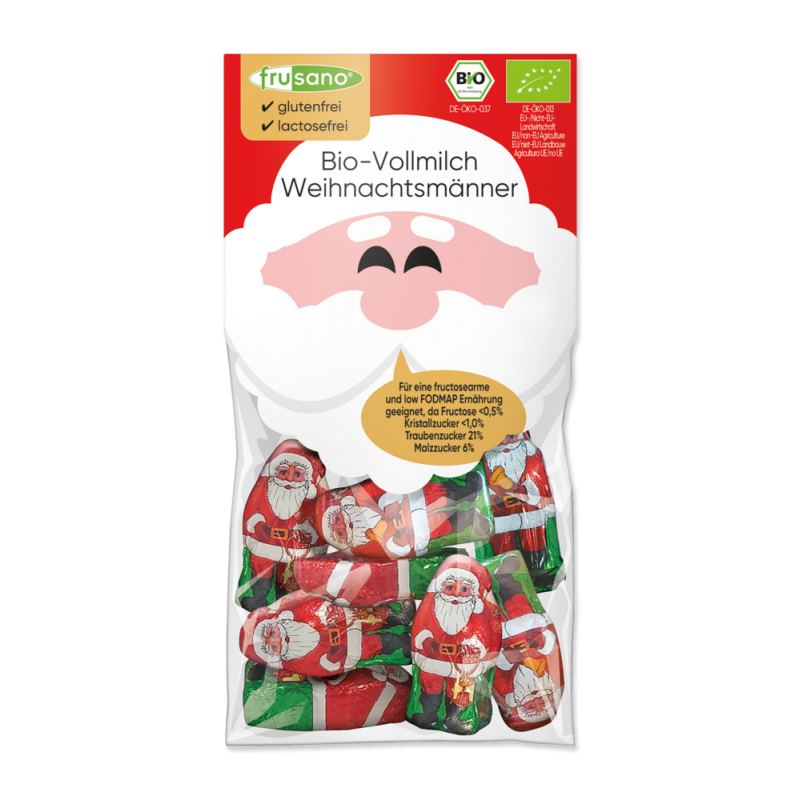 FIGURITAS DE PAPA NOEL ORGANICAS 72 g