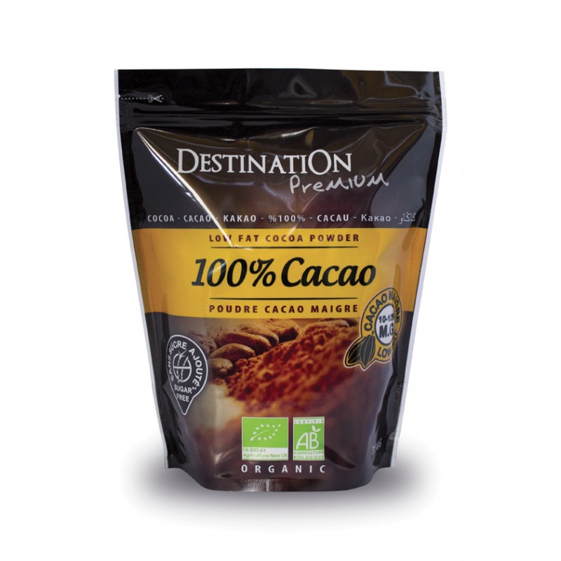 CACAO 100% 10-12% MATERIA GRASA BIO 250 g