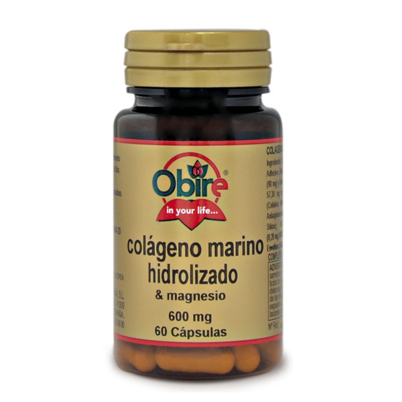 COLAGENO HIDROLIZADO + MAGNESIO 600 mg 60 Caps