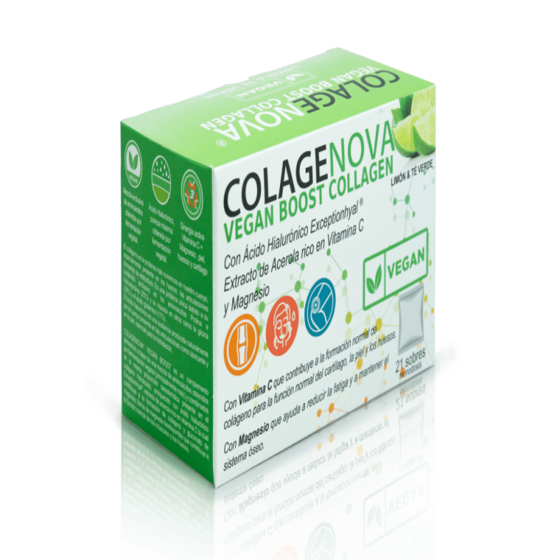 COLAGENOVA VEGAN BOOST 21 SOBRES TE VERDE + LIMON