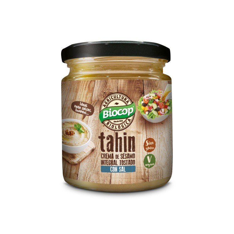 TAHIN INTEGRAL TOSTADO SAL BIOCOP 225 G