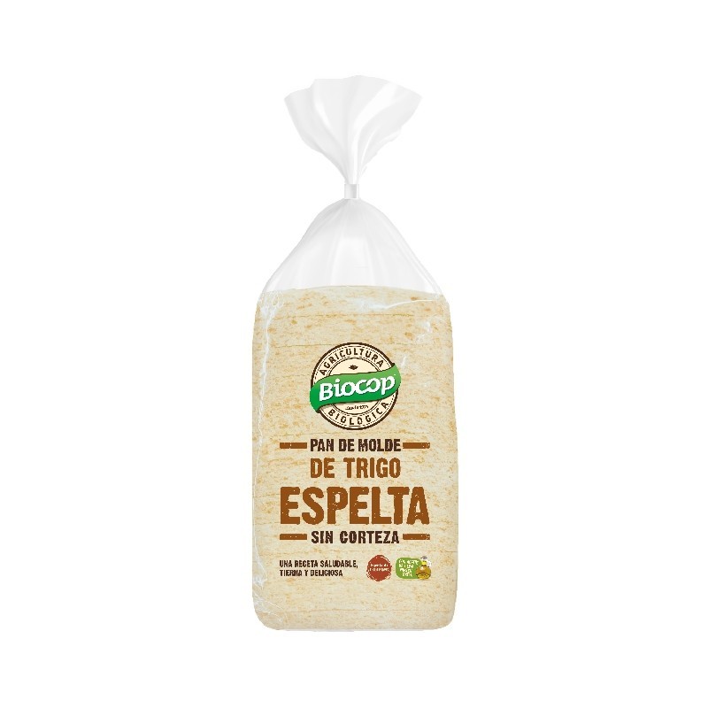 PAN MOLDE TRIGO ESPELTA SIN CORTEZA BIOCOP 300G