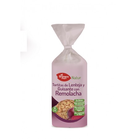 TORTITAS DE LENTEJA Y GUISANTES CON REMOLACHA 122
