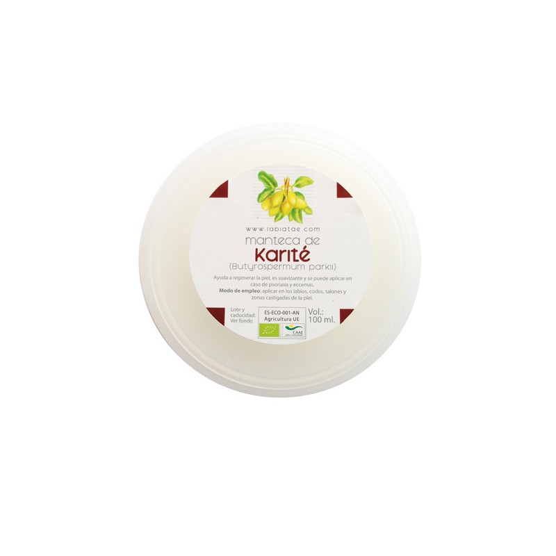 MANTECA DE KARITE 100% PURA. BIO 100 ML