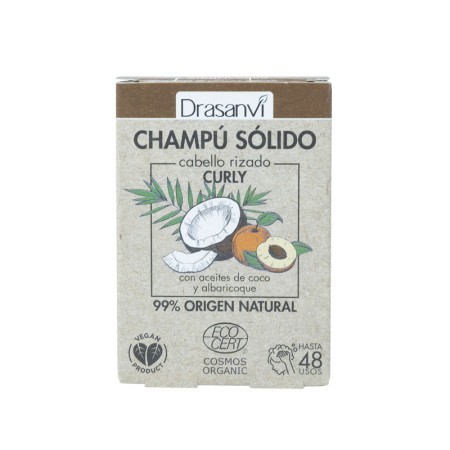 Champu solido cabello rizado (curly) 80g Drasanvi | Dietisur