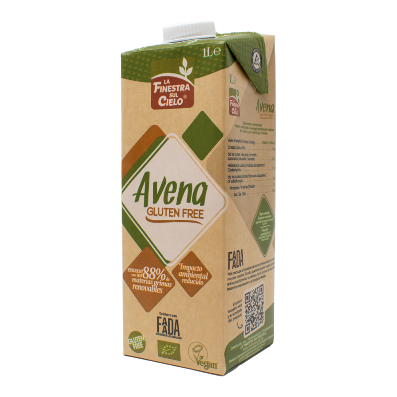 CAJA 6 BEBIDA AVENA SIN GLUTEN BIO 1L
