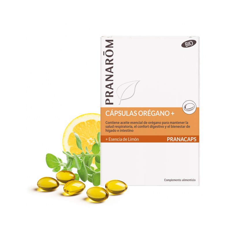 OREGANO + + ESENCIA DE LIMON BIO* 30 CAPSULAS