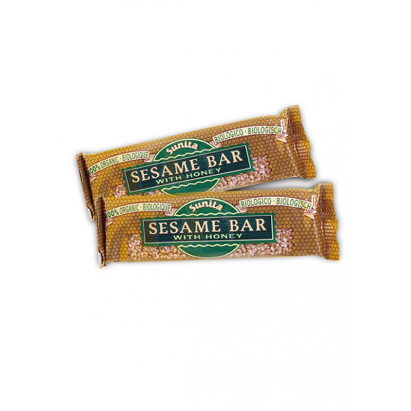 BARRITAS DE SESAMO CON MIEL BIO 30 gr