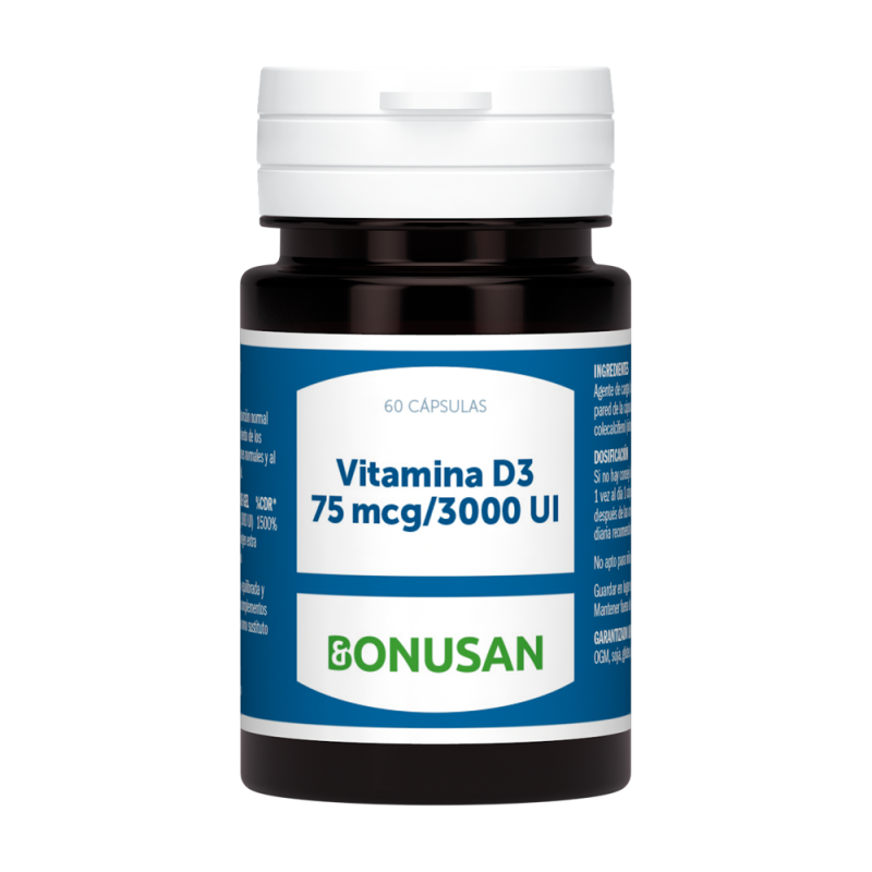VITAMINA D3 75 MCG / 3000 UI 60 caps de gel