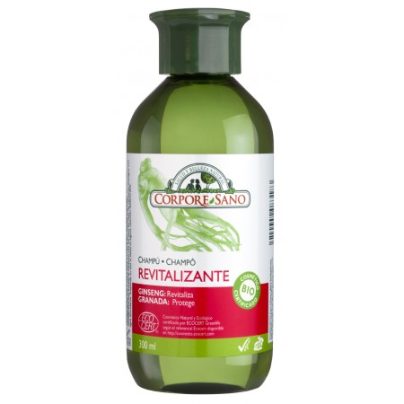 CHAMPU REVITALIZANTE GINSENG Y GRANADA 300 ml BIO