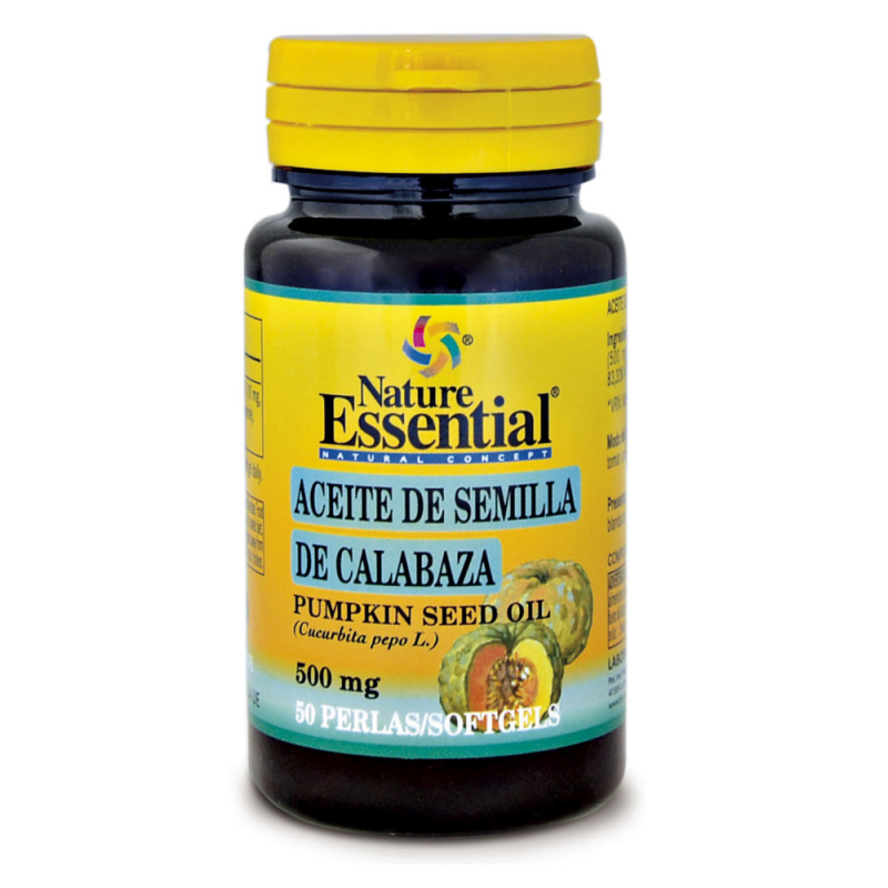 ACEITE DE SEMILLA CALABAZA 500 mg 50 perlas